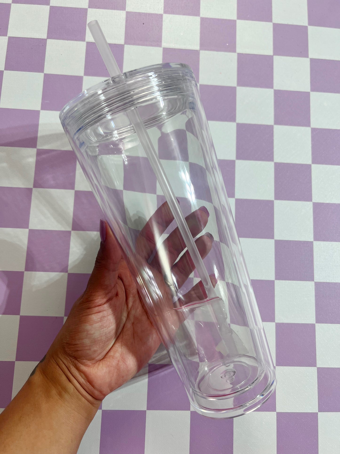 20oz Acrylic Snow globe blanks