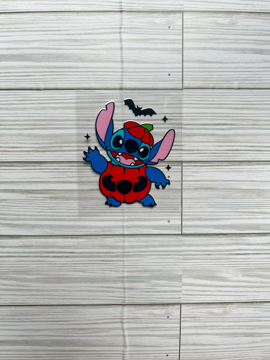 Stitch Pumpkin Decal