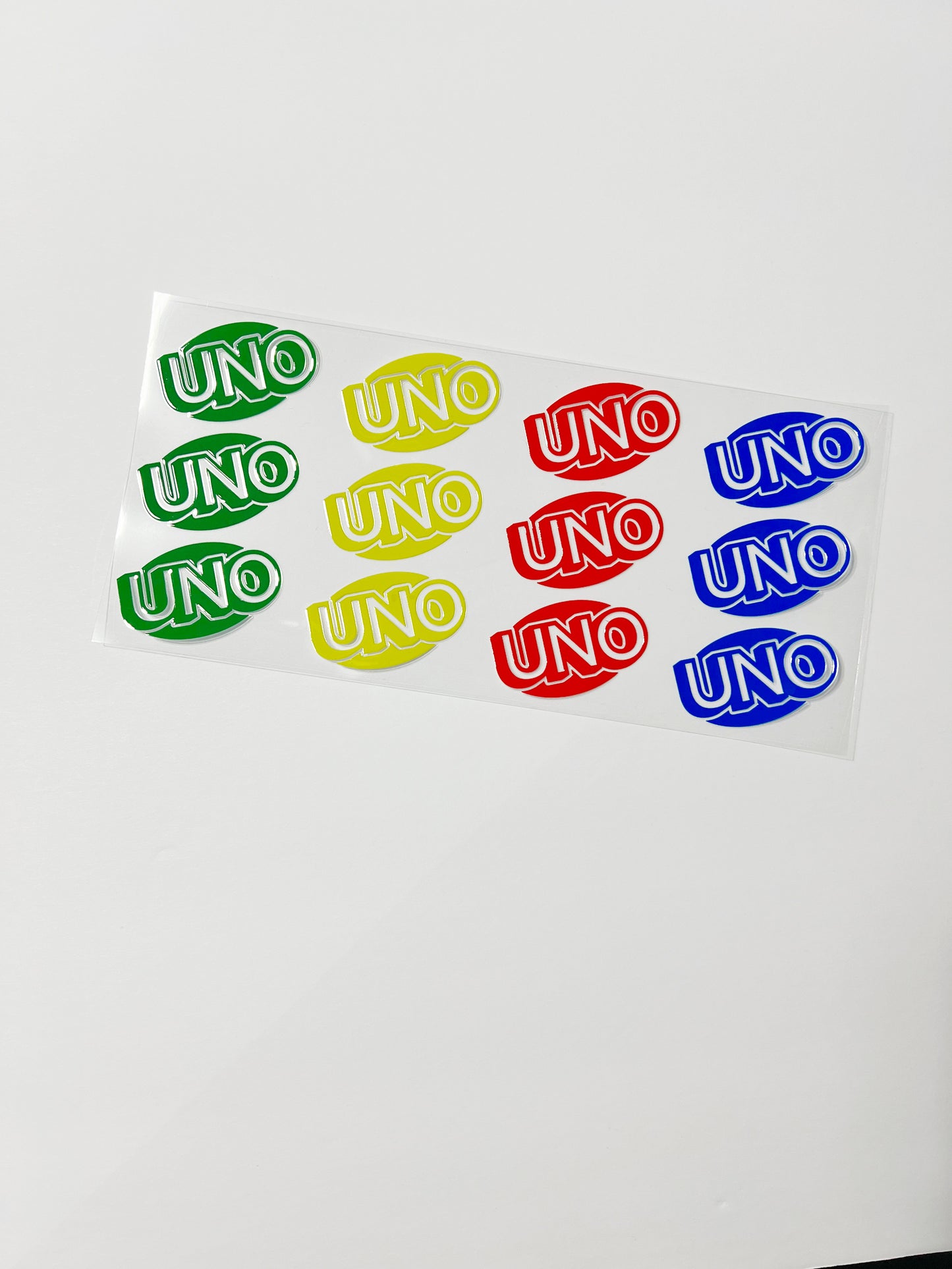 Uno Decal sheet