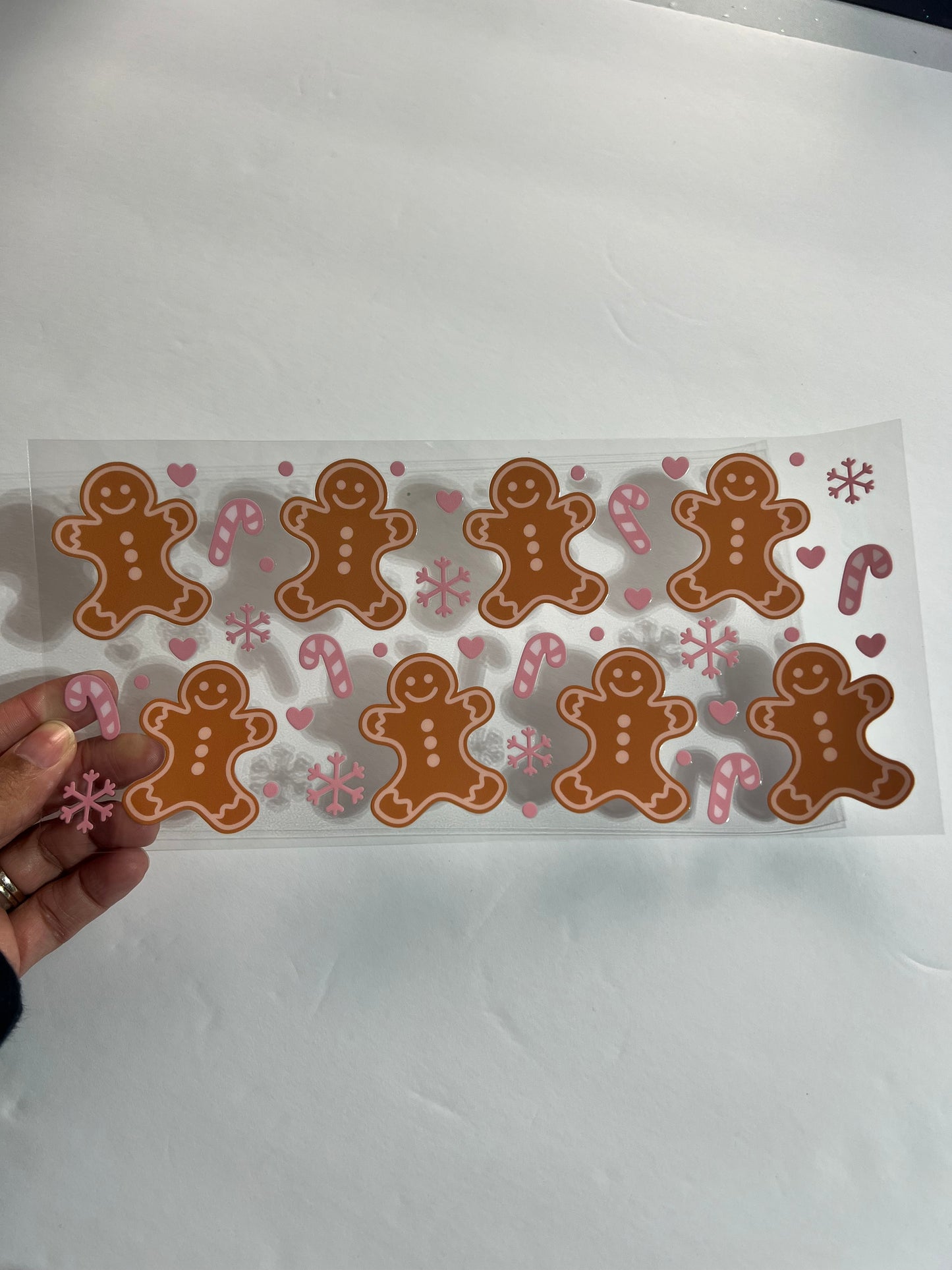 Pink Gingerbread Candy UVDTF Wrap