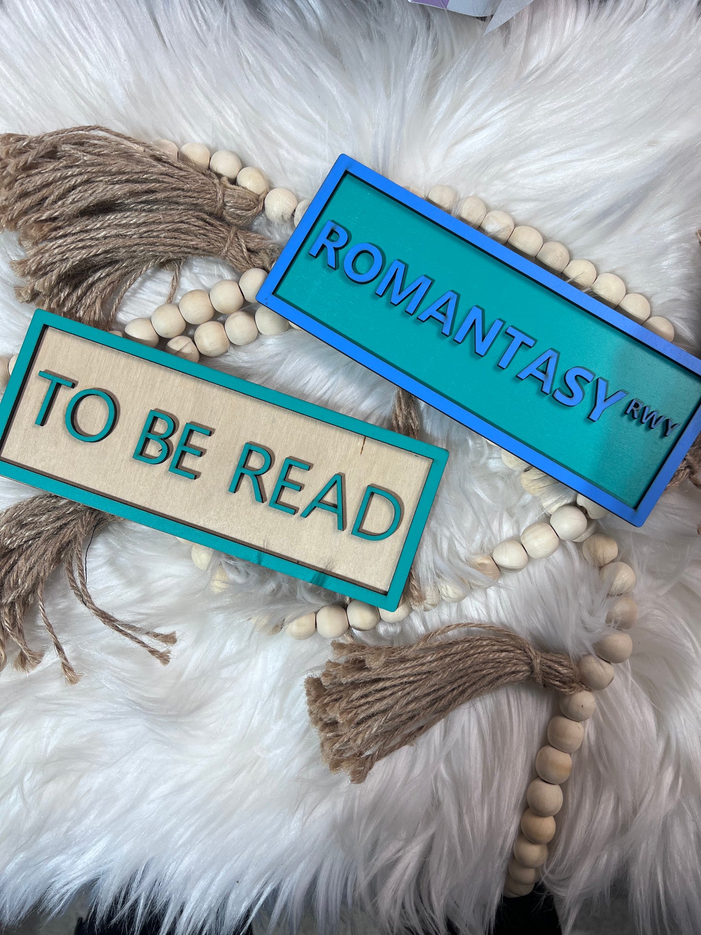 Book Genre Signs/ Laser Cut/ Book Lover Decor